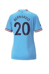 Fotbalové Dres Manchester City Bernardo Silva #20 Dámské Domácí Oblečení 2022-23 Krátký Rukáv